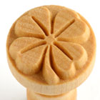 MKM 4 Leaf Clover 2.5cm wood stamp